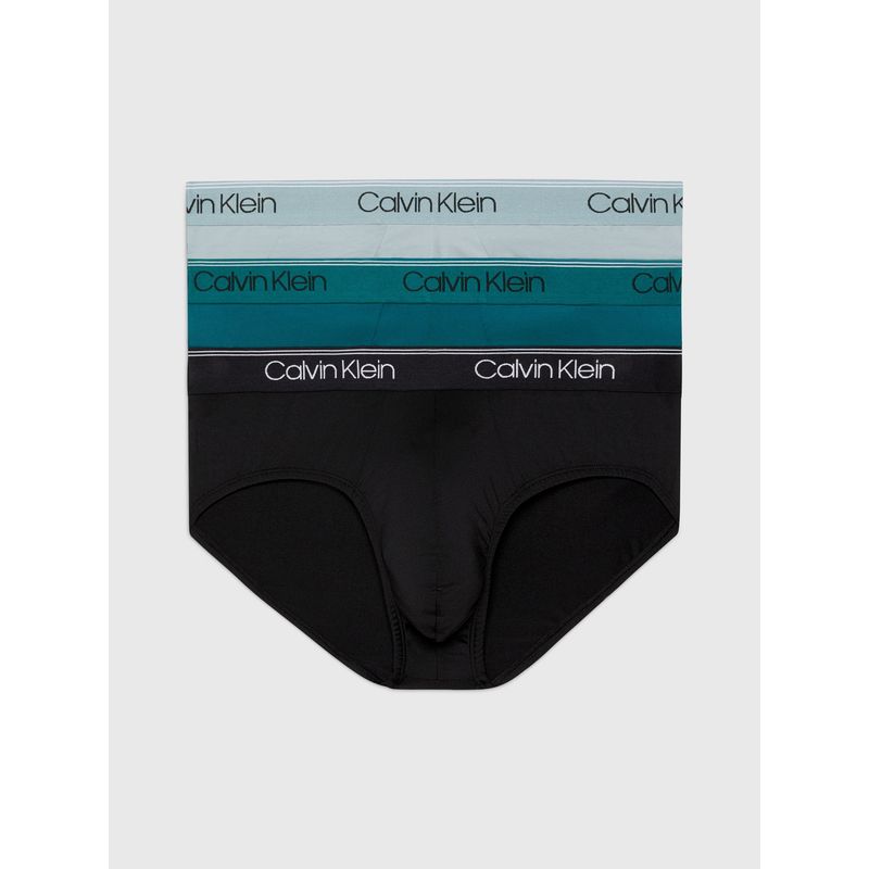 CALVIN KLEIN - Pack De 3 Hip Brief - Stretch Microfibra Calvin Klein