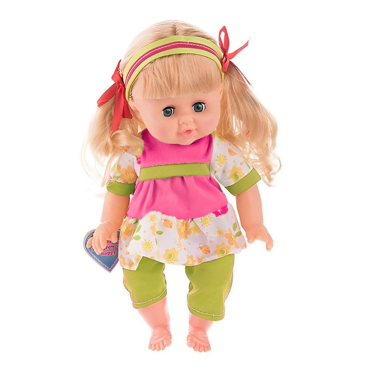 GENERICO - Muñeco Bebe Flor Verde Pañal Vacinilla Juguete Niñas