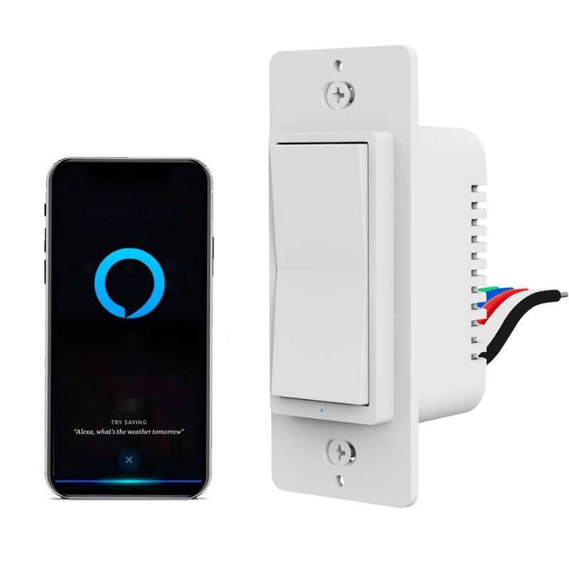 GENERICO - Interruptor Switch Inteligente Alexa Comando Por Voz S128