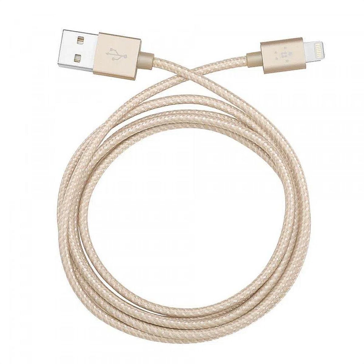 BELKIN - Cable Datos Carga Belkin USB Lightning 12m iPhone iPad Gld