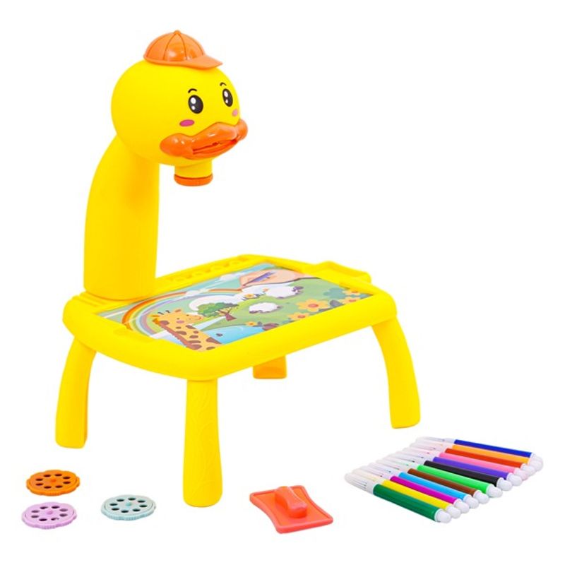 GENERICO - Tablero Infantil Magico Proyector De Pato Marcadores Niños