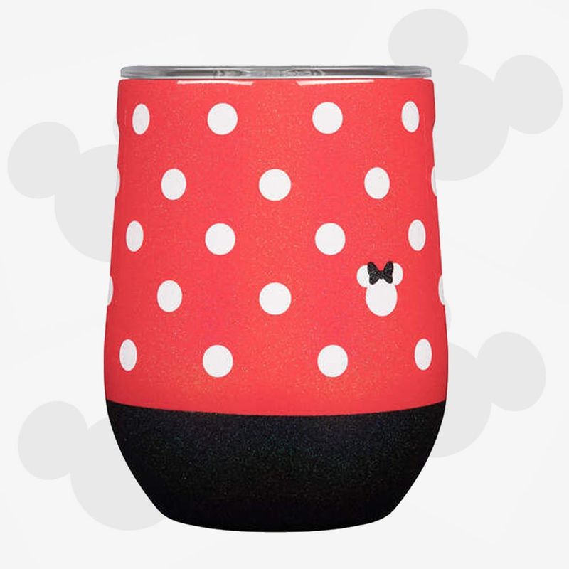 CORKCICLE - Vaso Stemless Minnie Puntos Rojos 12Oz