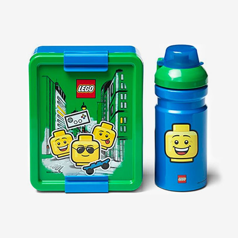 ROOM COPENHAGEN - Set Nino Lonchera Lego Verde