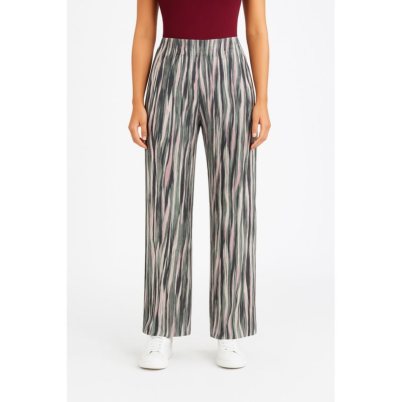 GENERICO - Pantalon Palazzo Ancho Estampado Boho
