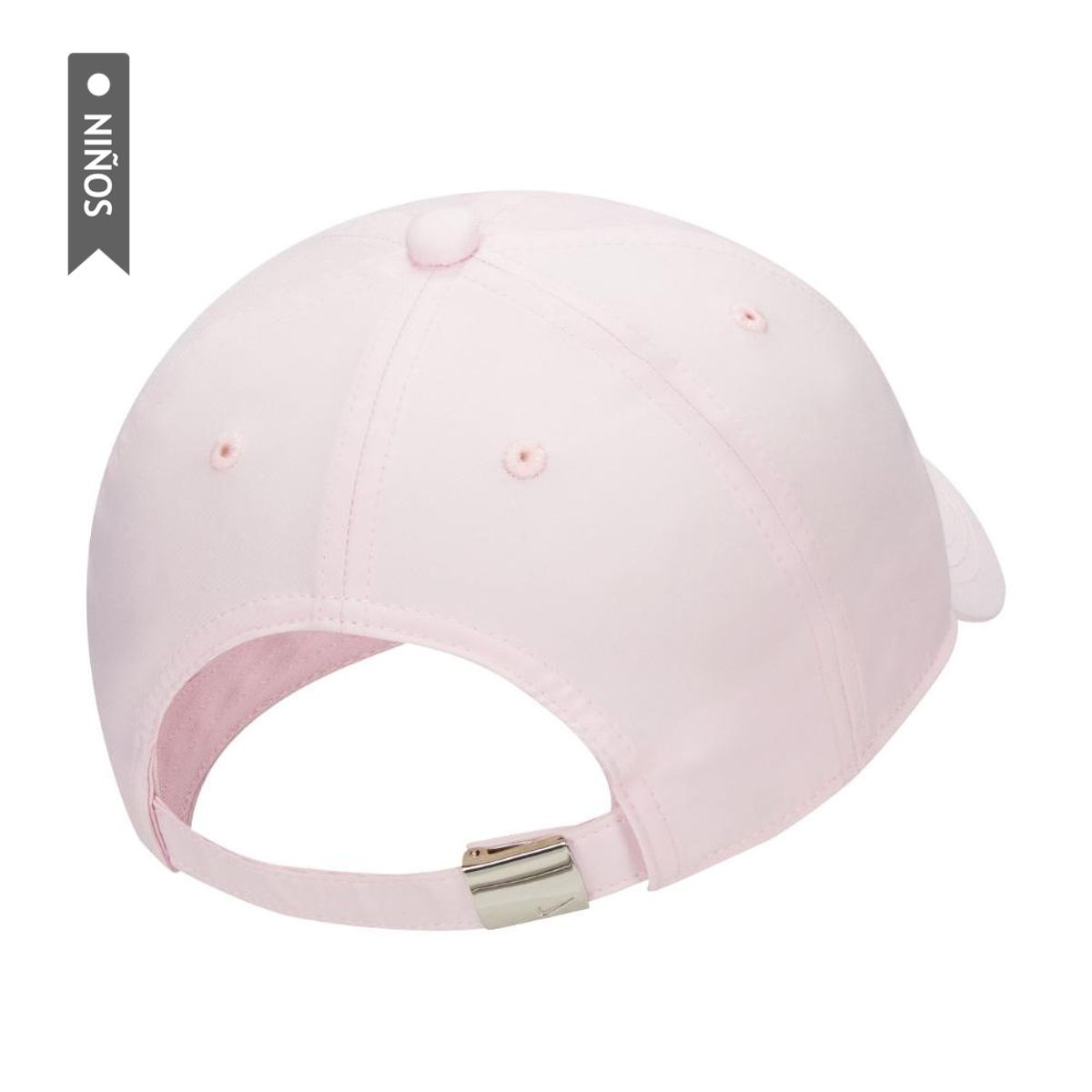 NIKE - Gorra Nike Dri-Fit Club Metal Swsh Niño-Rosa