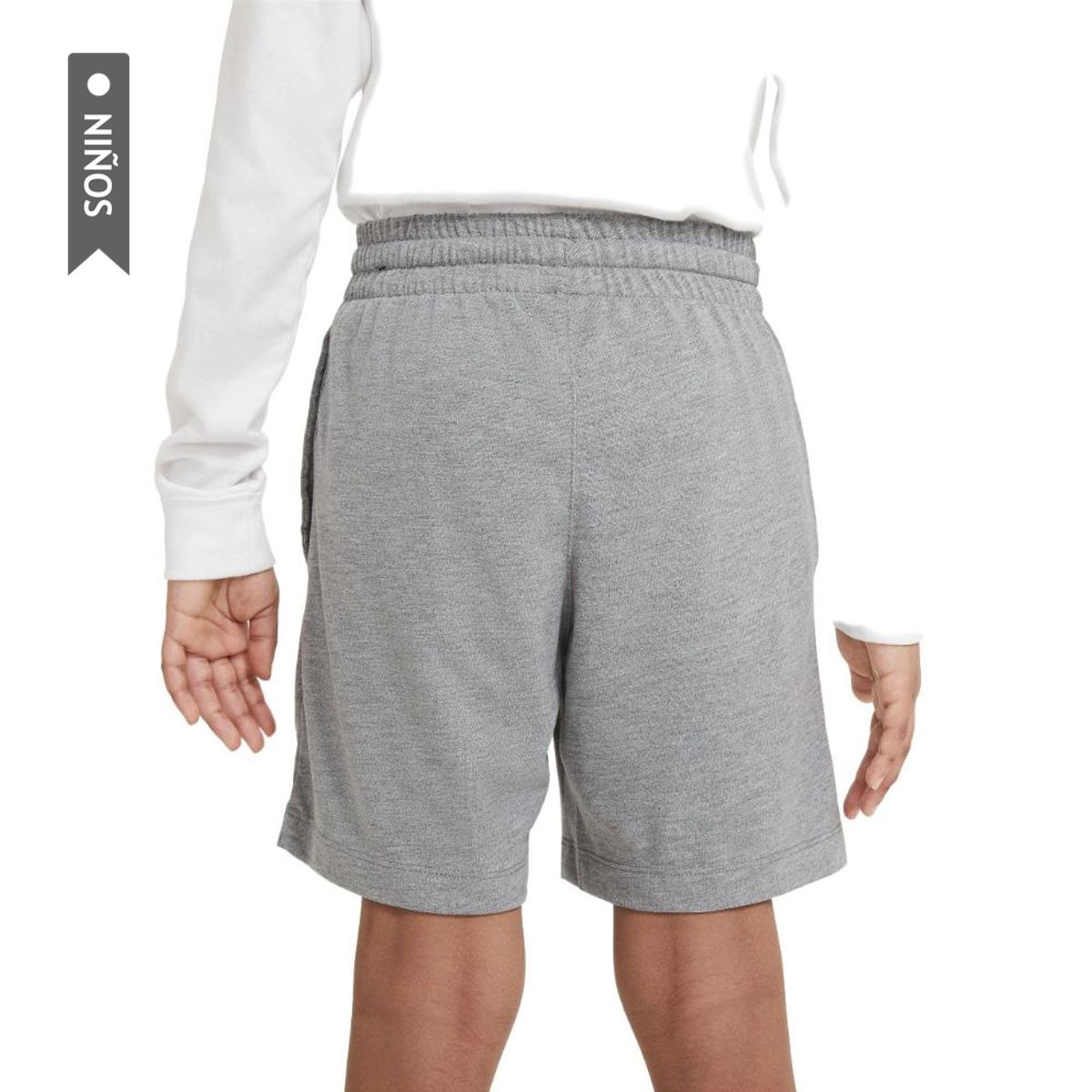 NIKE - Pantaloneta Nike Jersey Niño-Gris