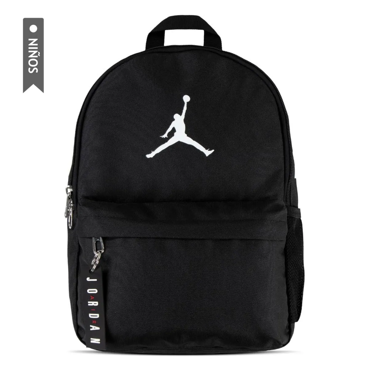 NIKE - Morral Jordan Air Mini Niño-Negro