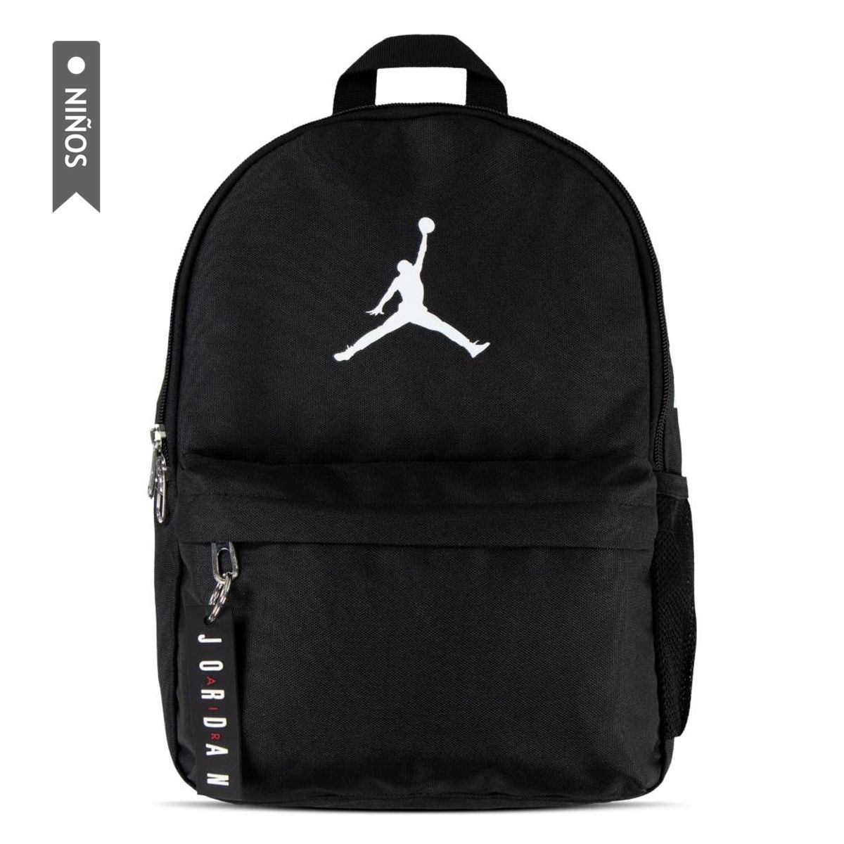 NIKE - Morral Jordan Air Mini Niño-Negro