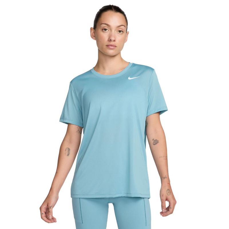 NIKE - Camiseta Nike Dri-Fit Rlgd Mujer-Celeste
