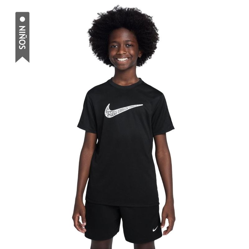 NIKE - Camiseta Nike Trophy23 Niño-Negro