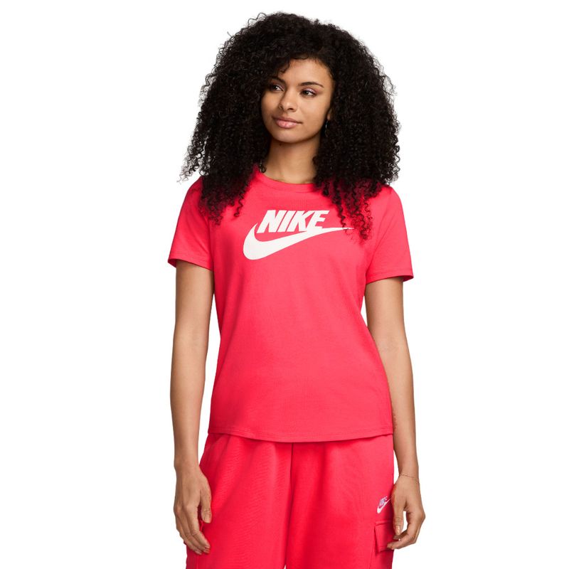 NIKE - Camiseta Nike Sportswear Essentials Mujer-Rojo