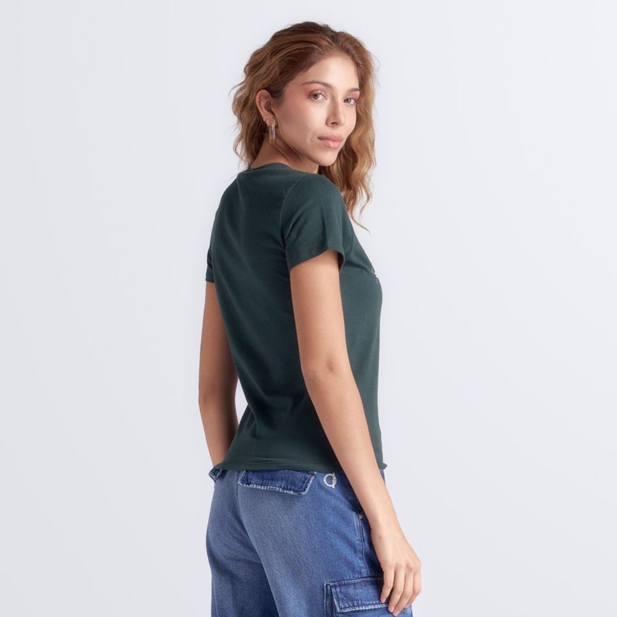 DEREK - Blusa Para Mujer Manga Corta Con Estampado Derek.-