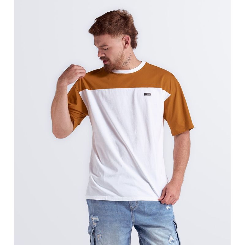 TYPER - Camiseta Combinada Typer