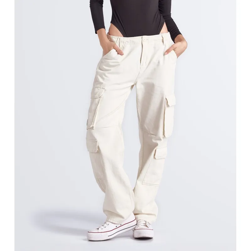GAS EVOLUTION JEANS - Pantalon Cargo Femenino Gas