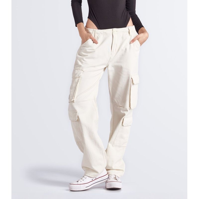 GAS EVOLUTION JEANS - Pantalon Cargo Femenino Gas