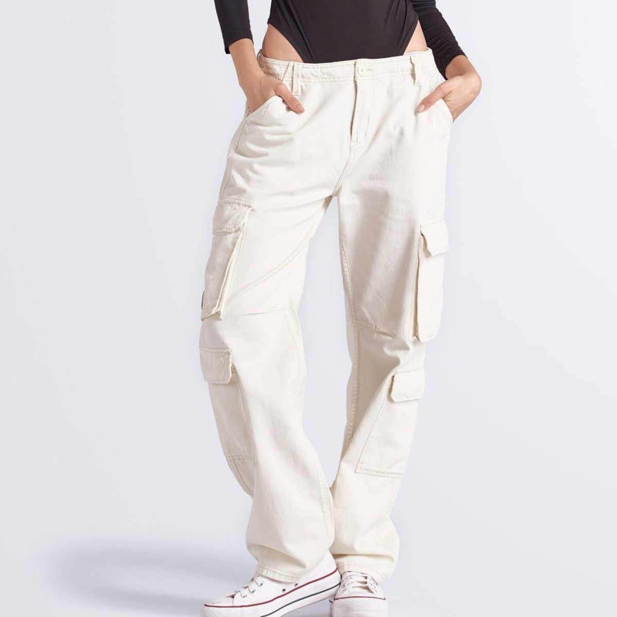 GAS EVOLUTION JEANS - Pantalon Cargo Femenino Gas