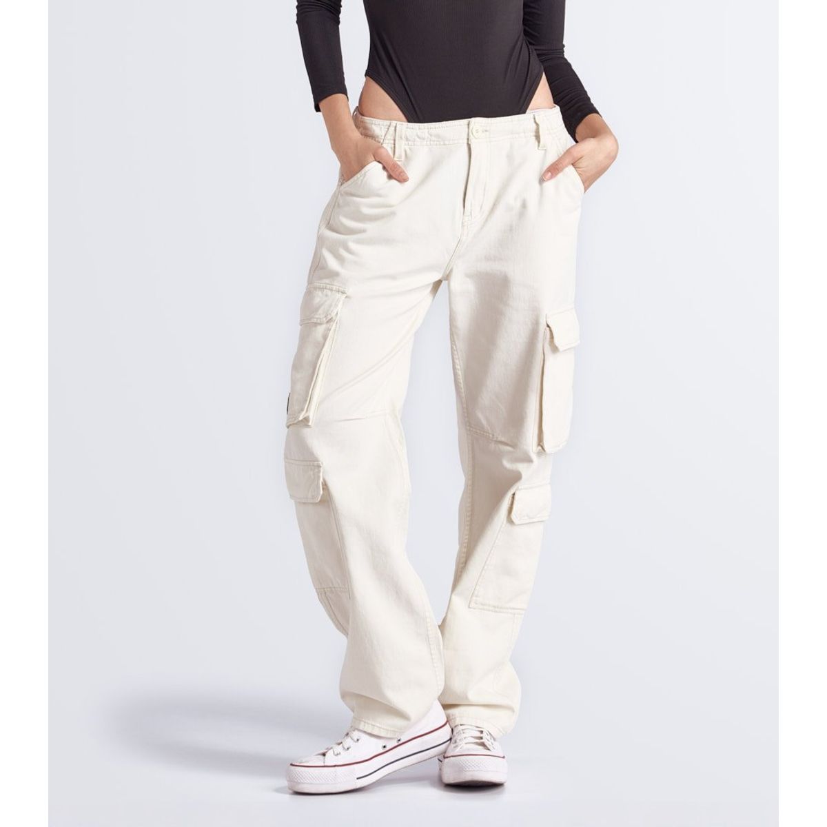 GAS EVOLUTION JEANS - Pantalon Cargo Femenino Gas