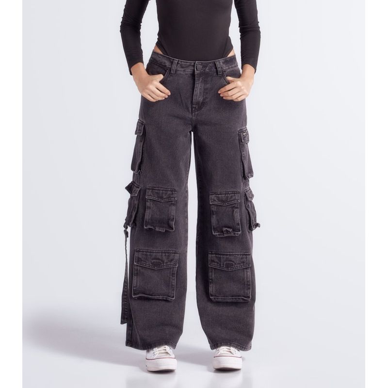 UNSER - Pantalon Cargo Con Bolsillos Unser