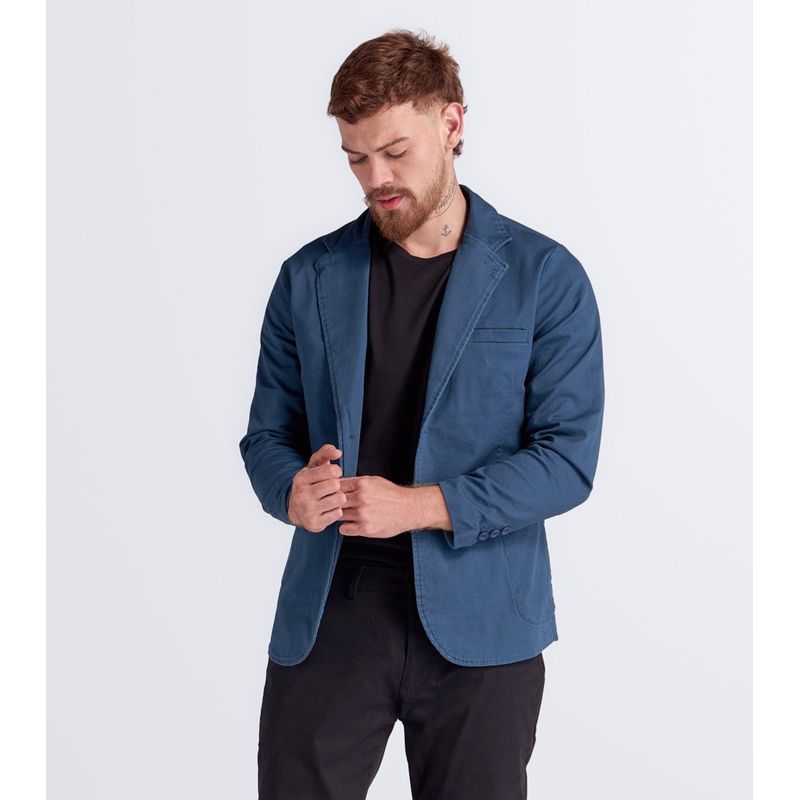 UNSER - Blazer Unicolor Con Bolsillos Unser