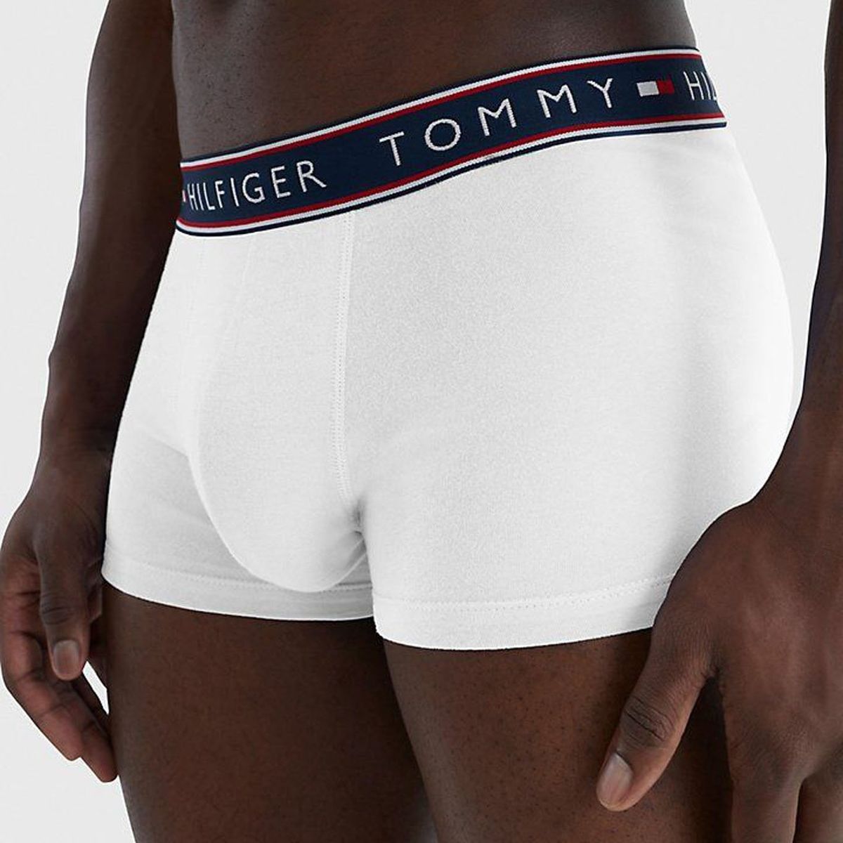 TOMMY HILFIGER - 3 Pack Boxer Trunk Blancos En Algodón Tommy Hilfiger