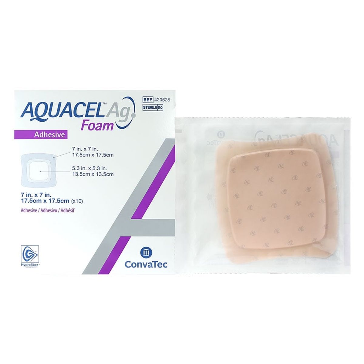 GENERICO - Aposito Aquacel Ag Foam 17.5X17.5Cm X10