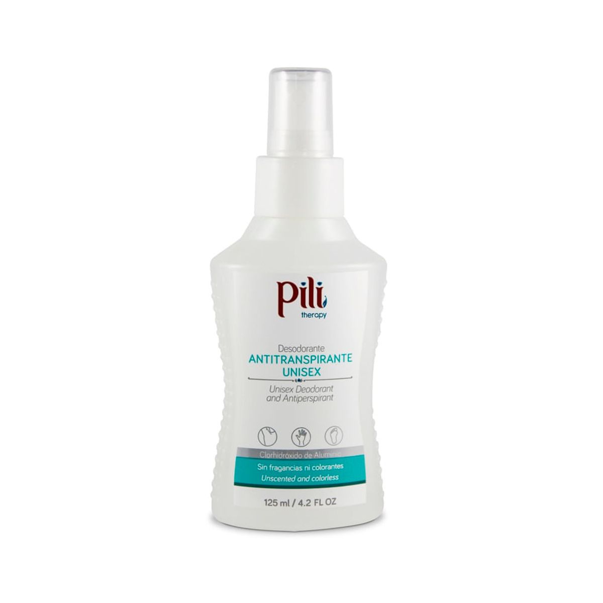PILI - Desodorante Pili Antitranspirante Unisex Spray X 125Ml