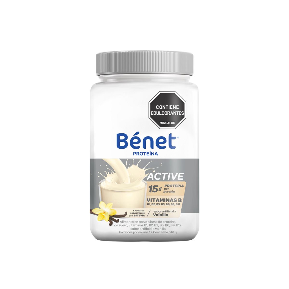 BENET - Benet Active Sabor Vainilla X 340g