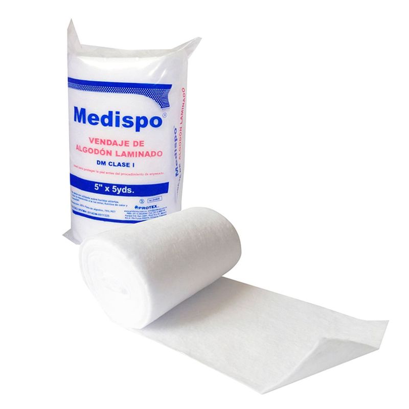 GENERICO - Venda Medispo Algodon Laminado 5" X 5 Yardas