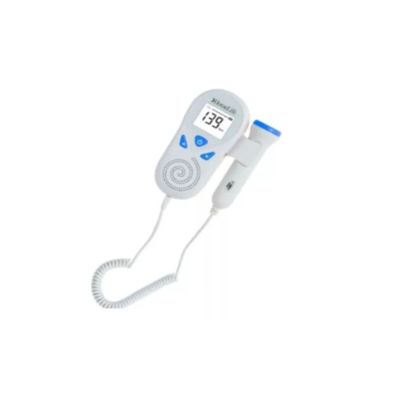 HOME LIFE - Doppler Fetal Monitor Ritmo Cardíaco Home Life +baterías+gel Azúl