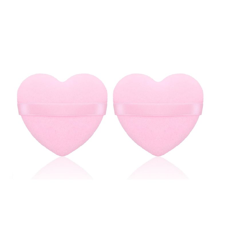 GENERICO - Esponja Polvo Corazon PKB 01-Rosa