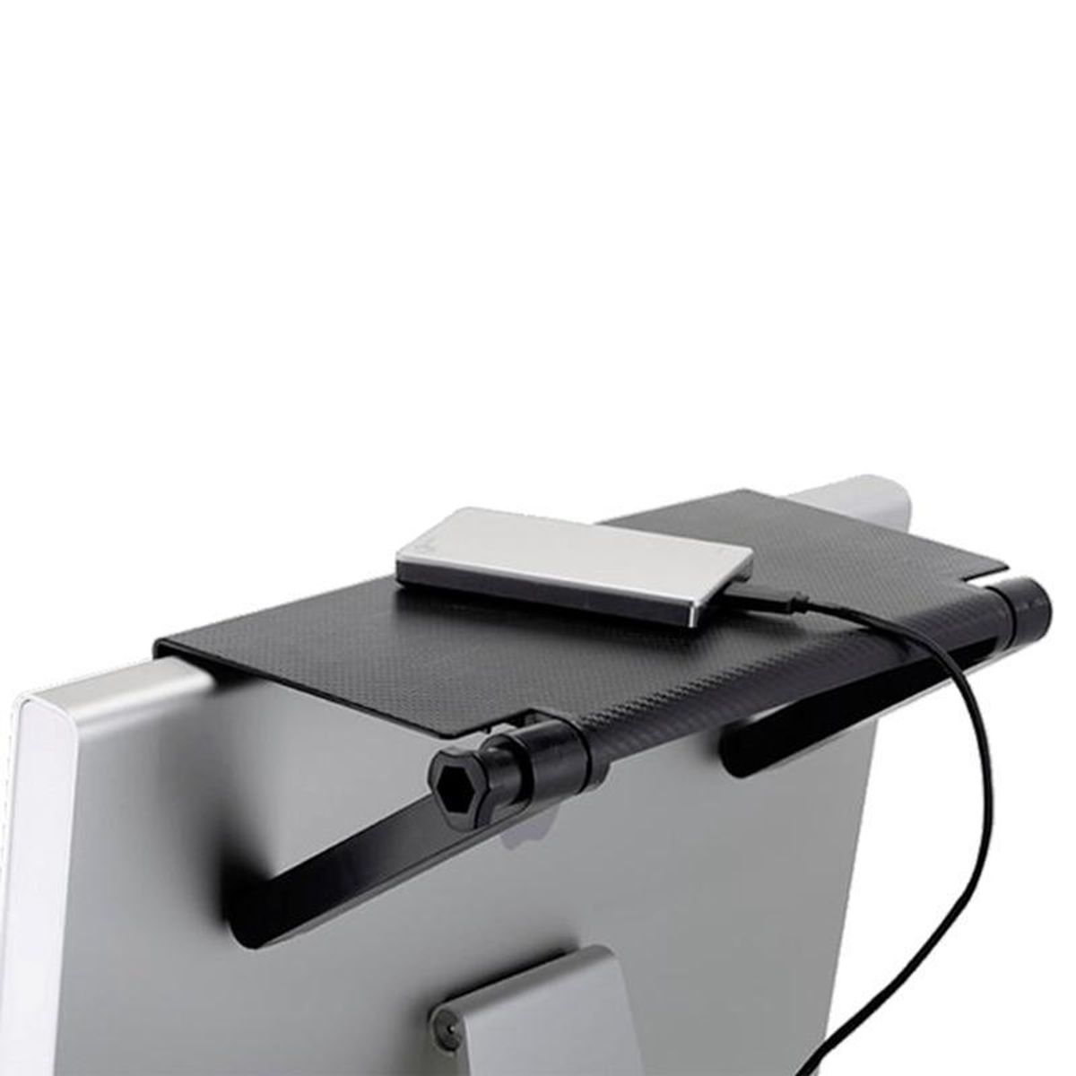GENERICO - Repisa Flotante para Decodificador Base Control Estante Ajustable