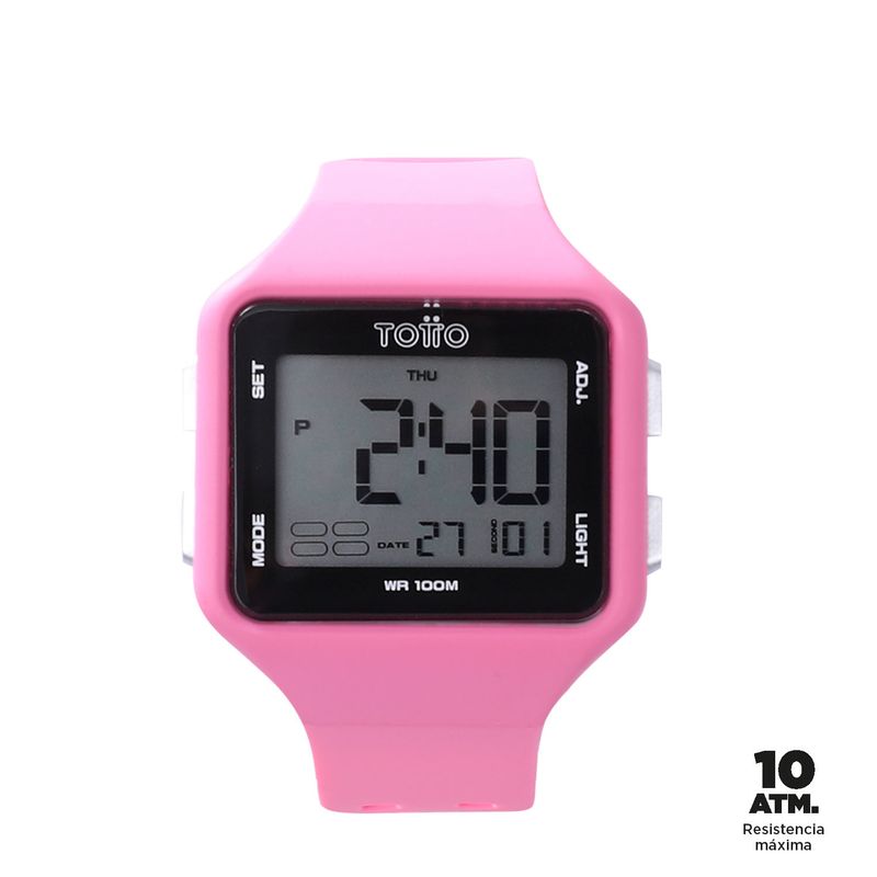 TOTTO - Reloj Digital Haze Mujer Rosado
