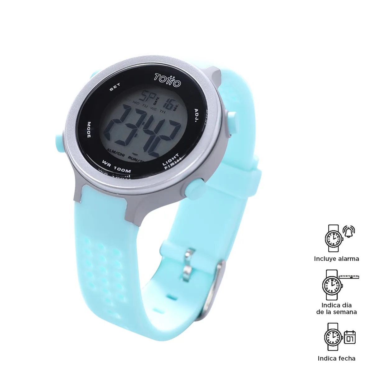 TOTTO - Reloj Digital Bubble Mujer Azul