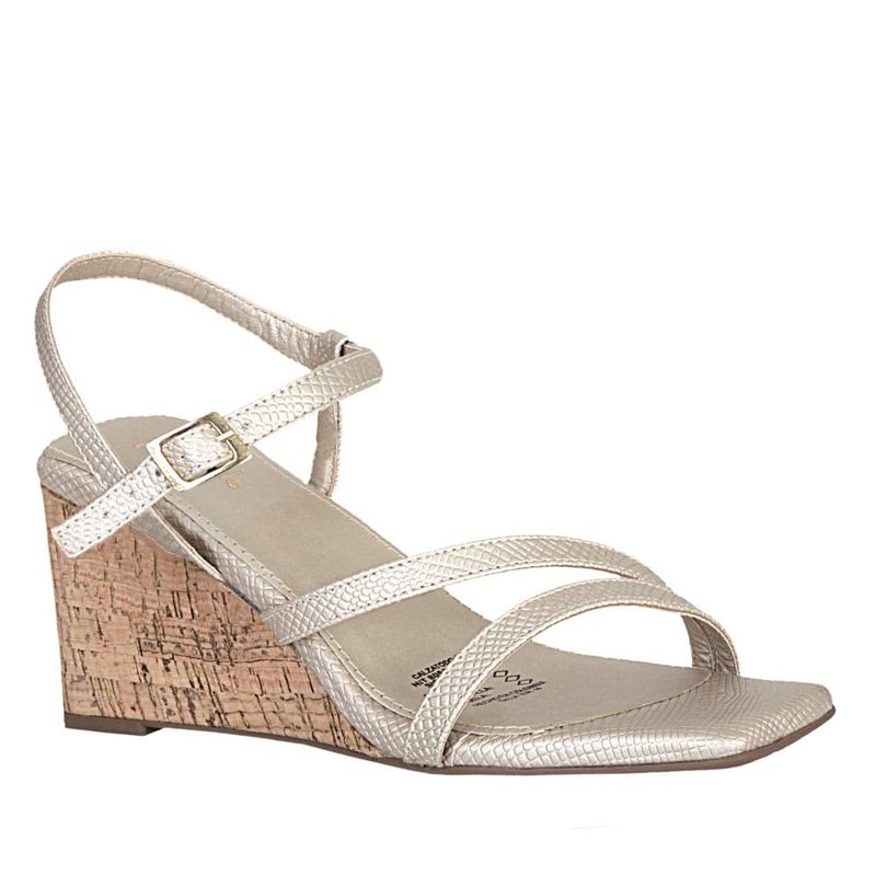 FRATTINI - Sandalia tacon de Mujer marca FRATTINI en Color DORADO   SAND0700