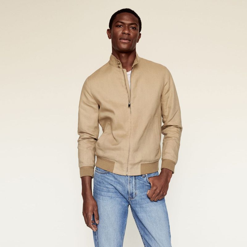 MANGO - Chaqueta Hombre MANGO Lino