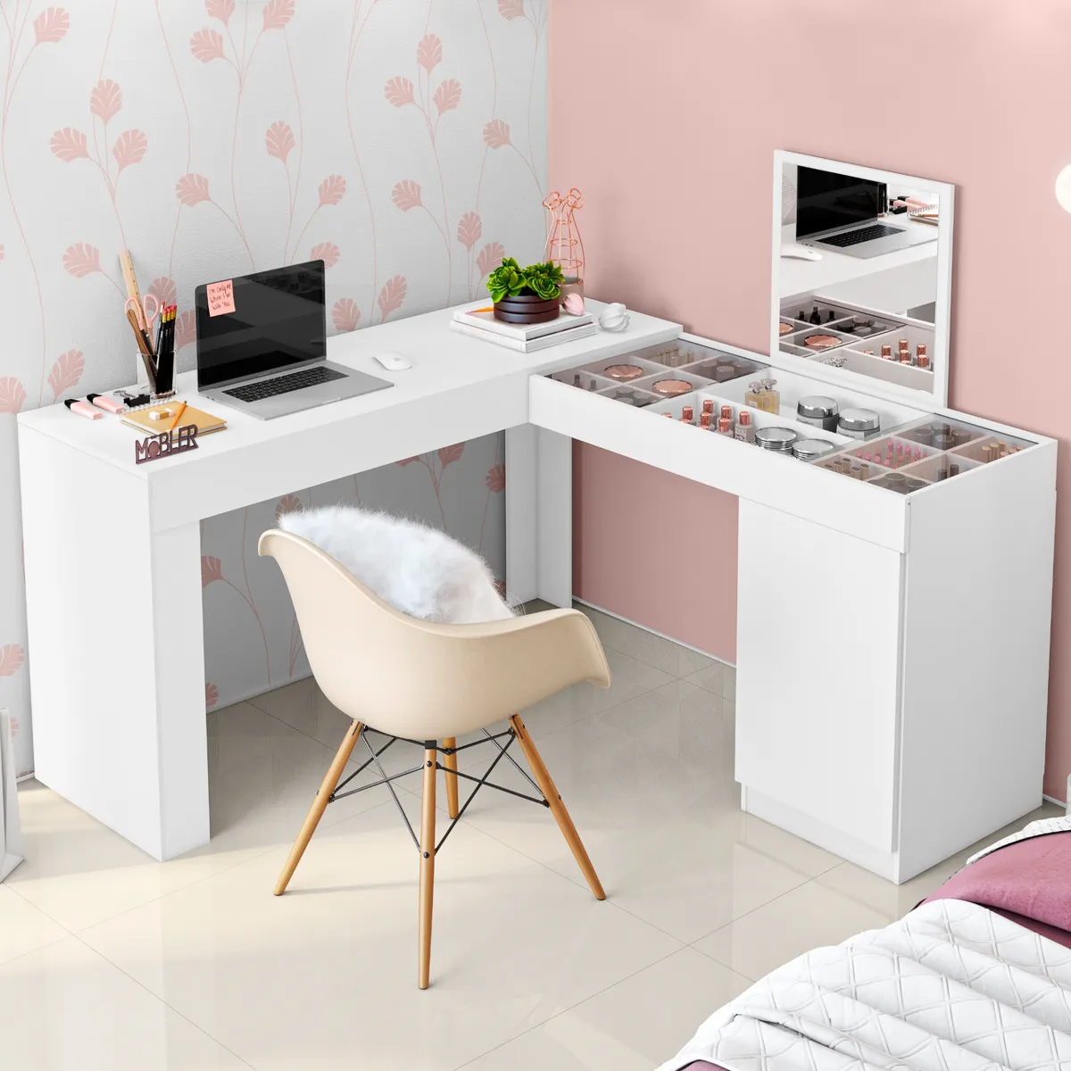 MULTIMUEBLES - TOCADOR STAR BLANCO