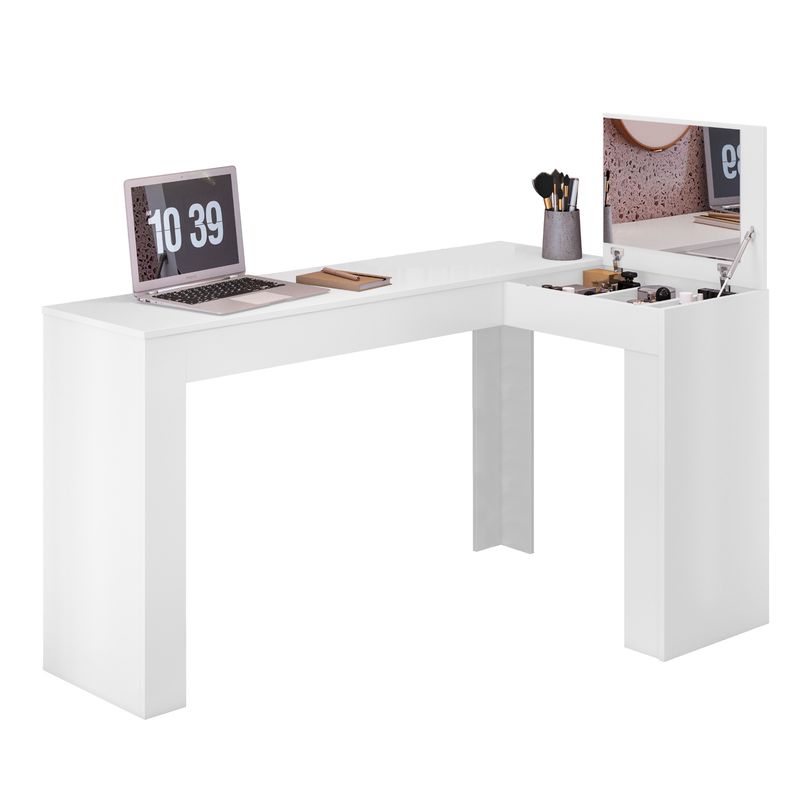 MULTIMUEBLES - ESCRITORIO TOCADOR JADE BLANCO