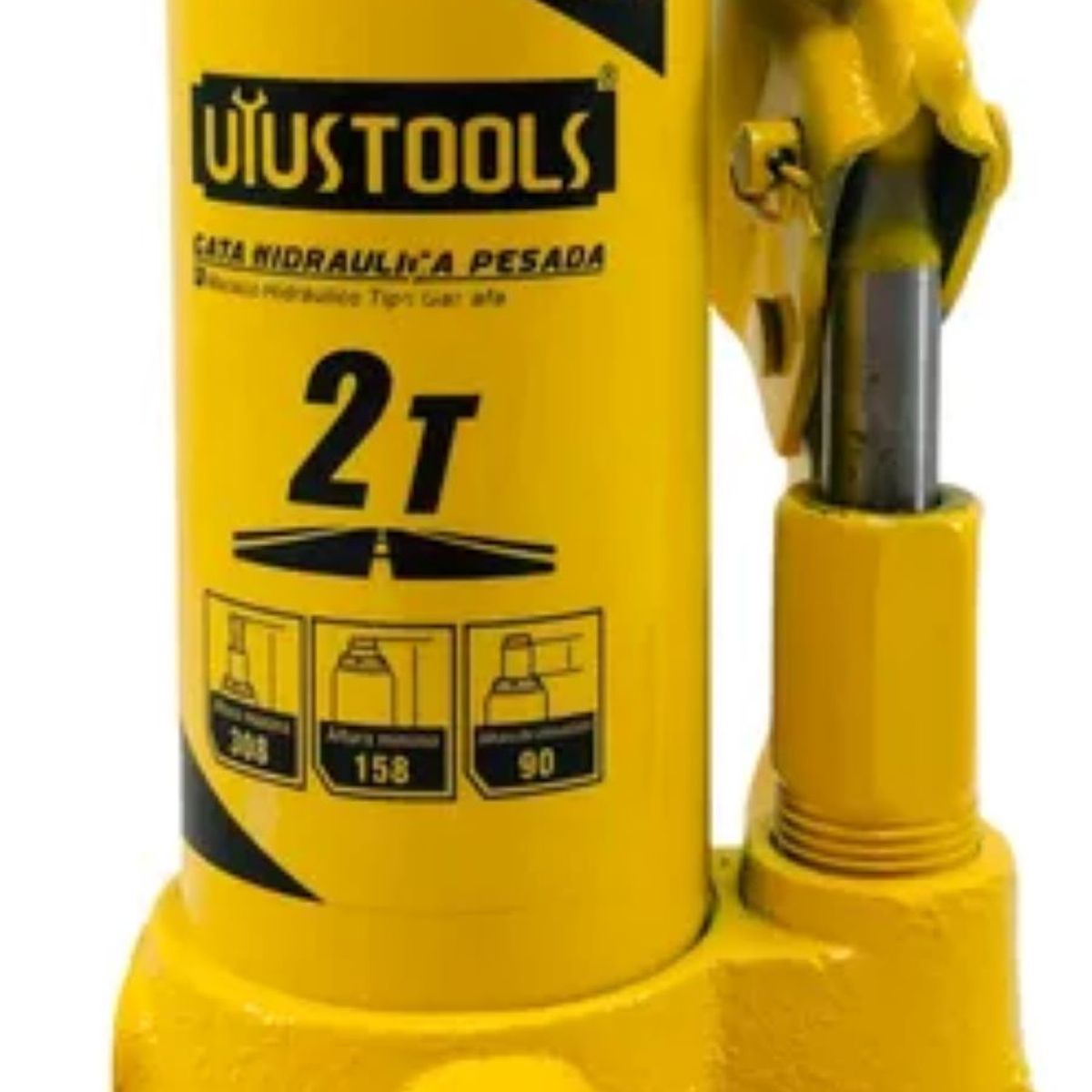 UYUSTOOLS - Gato Hidráulico Tipo Botella 2 Toneladas Profesional