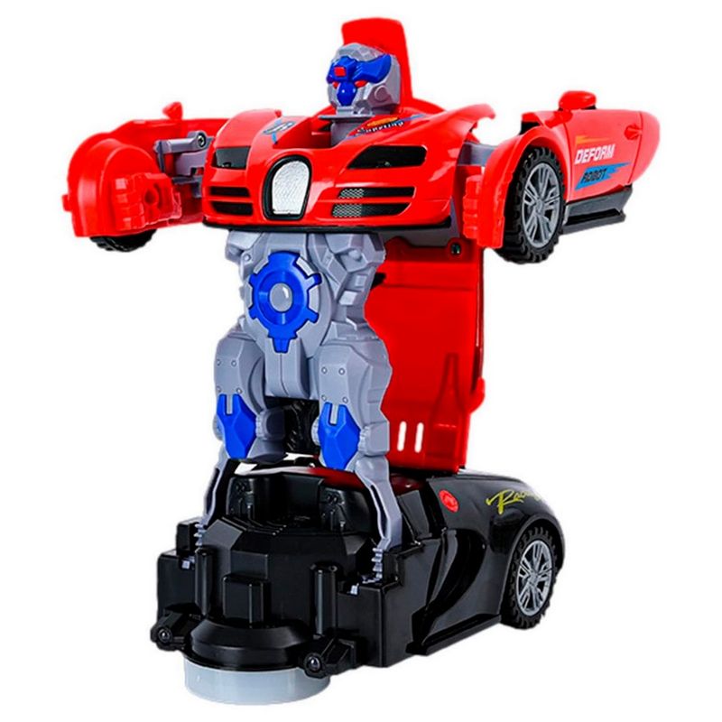 GENERICO - Carro Bugati Transformers Deportivo Juguete Niño + Baterias