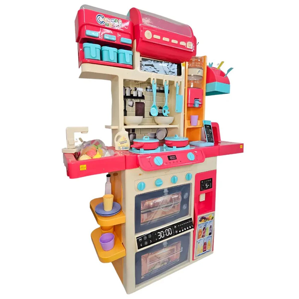 THE CANDY AND TOY FACTORY - Cocina Juguete Cocinita Lavaplatos Funcional Sonido Luces