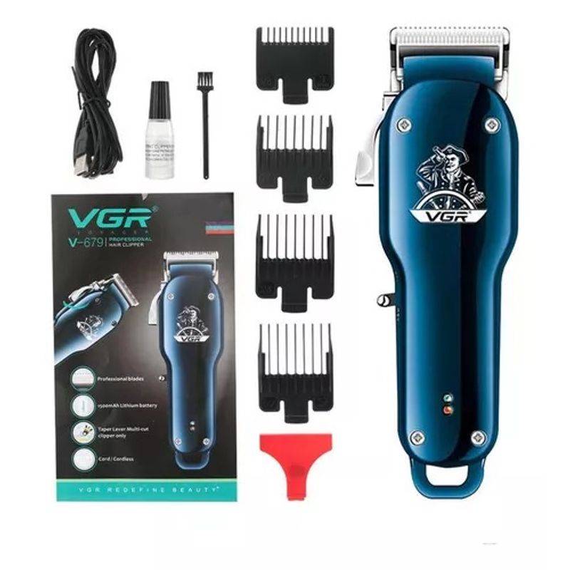 VGR - Maquina Peluquera Corta Pelo Afeitadora VGR V-679