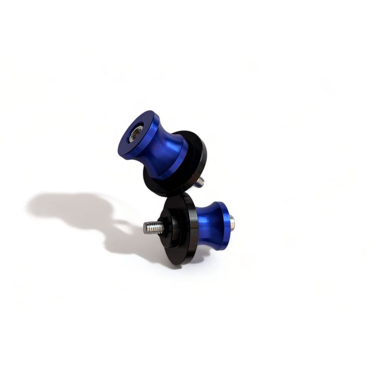 GENERICO - Spools Caballete Moto Yamaha 6 Mm X2 Azul