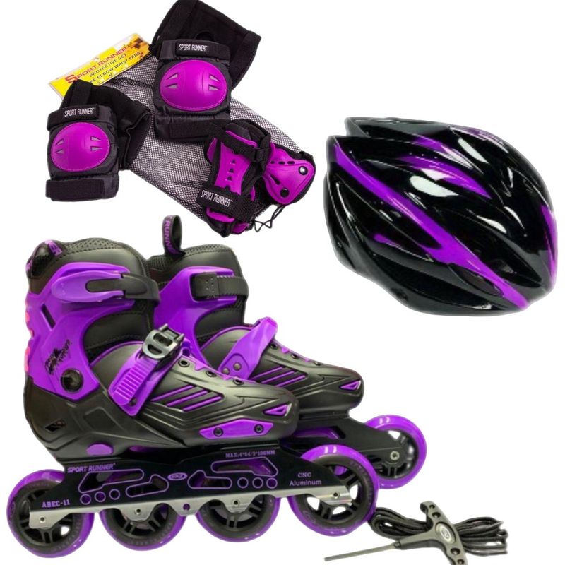 SPORT RUNNER - Kit Patines Semi Profesional Sport Runner Bota Dura