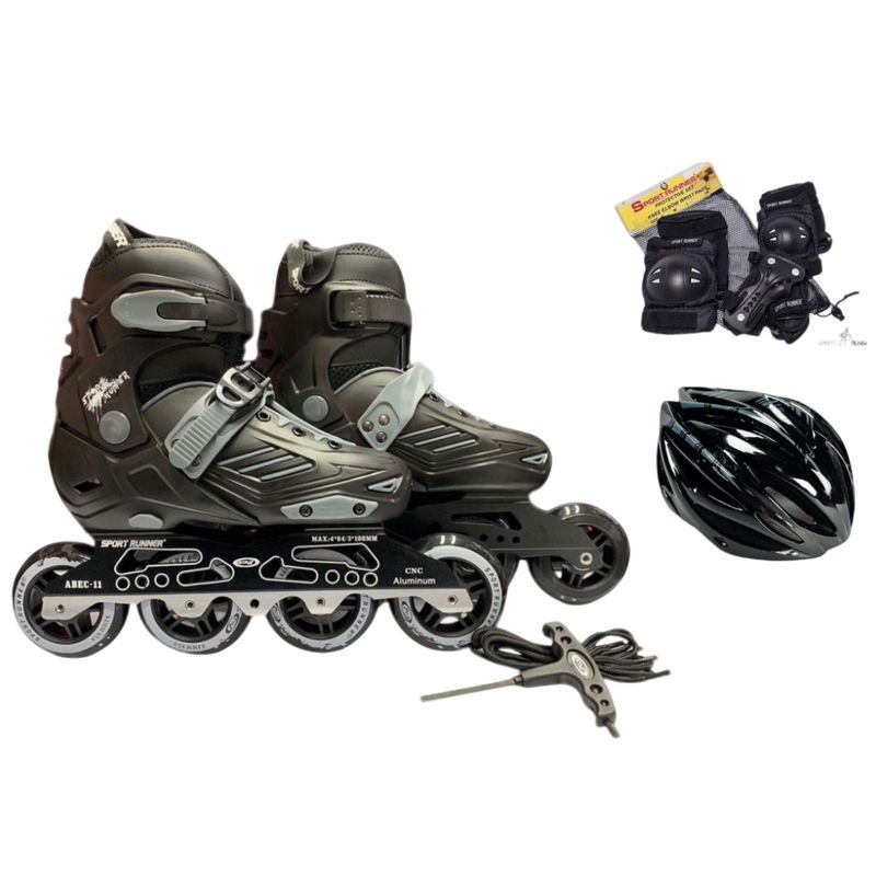 SPORT RUNNER - Kit Patines Semi Profesional Sport Runner Bota Dura