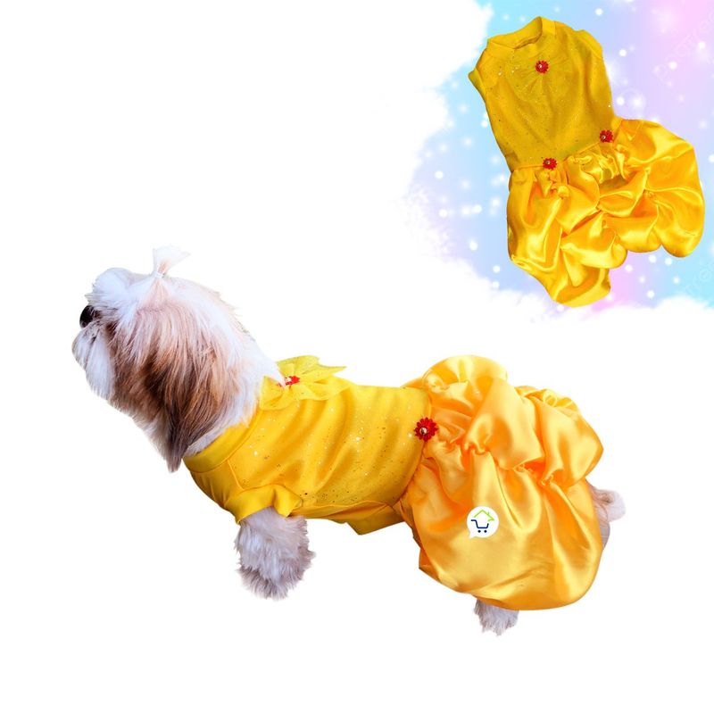COMPRALOENCASA COM - Disfraz Princesa Para Perro Gato Mascotas Halloween GD01BELL