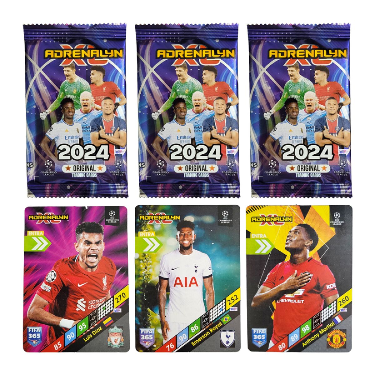 GENERICO - 150 Cartas Fútbol Adrenalyn XL FIFA 365 Coleccionables