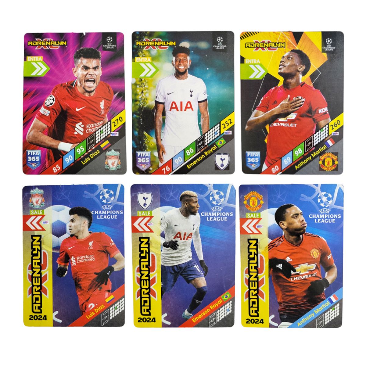GENERICO - 150 Cartas Fútbol Adrenalyn XL FIFA 365 Coleccionables