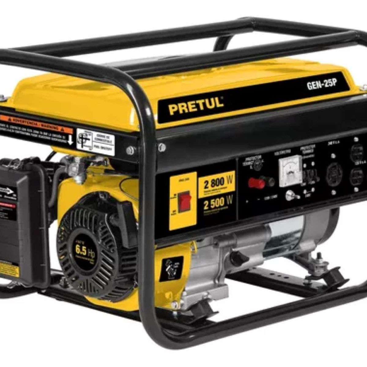 PRETUL - Generador Portátil Planta A Gasolina Eléctrica De 2500w