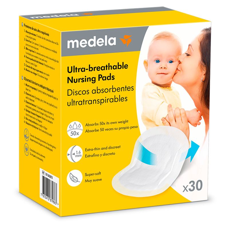 MEDELA - Discos Absorbentes Ultratranspirables Medela - Caja X 30 Und