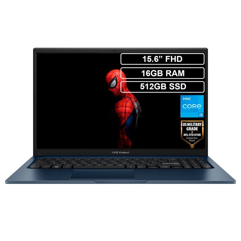 ASUS - Portátil Asus X1504ZA Core I5 1235U 16GB 512GB Vivobook 15